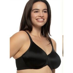 Felina Stellar Smooth Satin Unlined Underwire Bra NWT size 38DDD